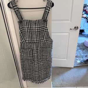 Tweed Overall Dress